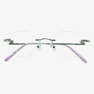 Metal Geometric Eyeglasses