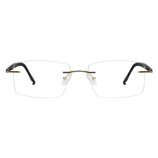 Metal Rectangle Eyeglasses