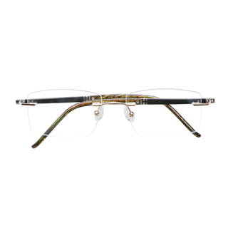 Eugene Metal Rectangle Eyeglasses - LifeArtVision