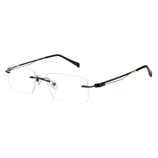 Rectangle Metal Eyeglasses