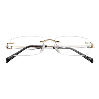 Rectangle Metal Eyeglasses