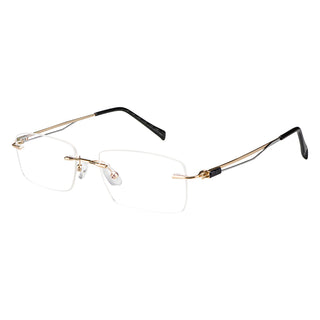 Rectangle Metal Eyeglasses