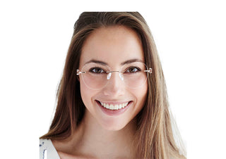 Metal Oval Eyeglasses