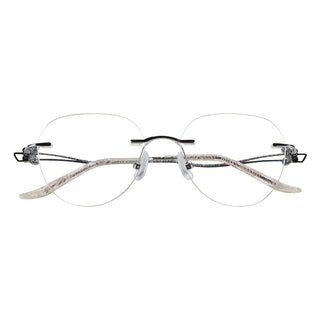 Metal Oval Eyeglasses