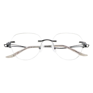 Metal Oval Eyeglasses