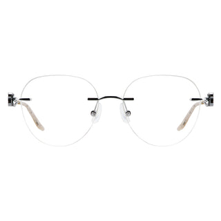 Metal Oval Eyeglasses