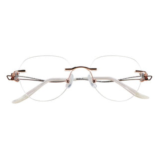 Metal Oval Eyeglasses