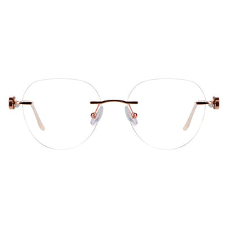 Metal Oval Eyeglasses