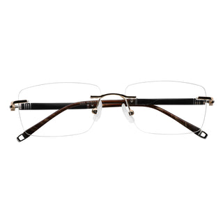 Metal Rectangle Eyeglasses