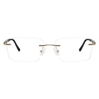 Metal Rectangle Eyeglasses