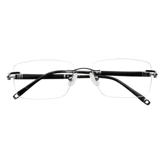 Metal Rectangle Eyeglasses