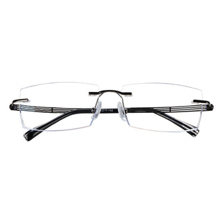 Eric Metal Rectangle Eyeglasses - LifeArtVision