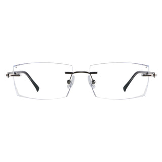 Eric Metal Rectangle Eyeglasses - LifeArtVision