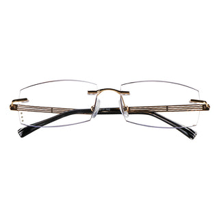 Eric Metal Rectangle Eyeglasses - LifeArtVision