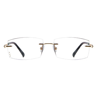 Eric Metal Rectangle Eyeglasses - LifeArtVision