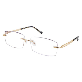 Eric Metal Rectangle Eyeglasses - LifeArtVision