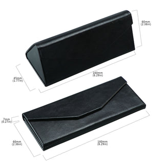 PU Leather Hard-Shell Eyeglass Case