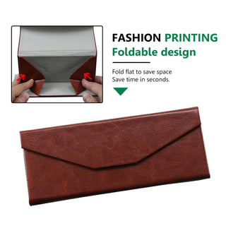 PU Leather Hard-Shell Eyeglass Case