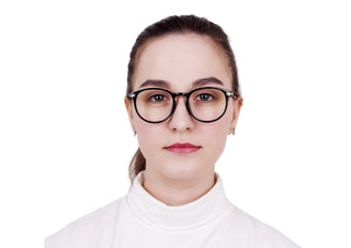 Plastic Oval Eyeglasses