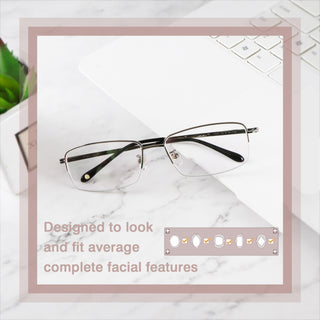 Gafas de sol rectangulares Derek Titanium