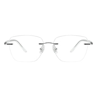 Metal Rectangle Eyeglasses