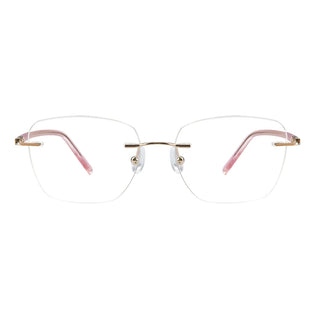 Metal Rectangle Eyeglasses