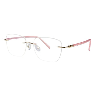 Metal Rectangle Eyeglasses