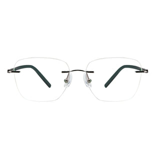 Metal Rectangle Eyeglasses