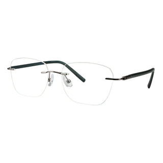 Metal Rectangle Eyeglasses