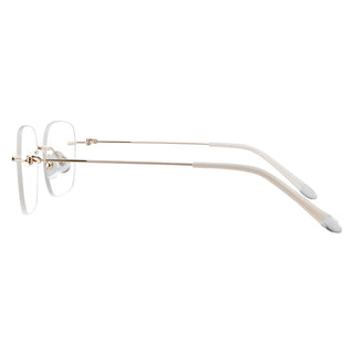 Metal Oval Eyeglasses