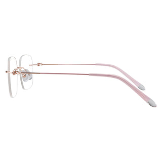 Metal Oval Eyeglasses