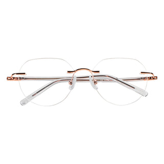 Metal Oval Eyeglasses