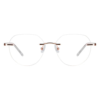 Metal Oval Eyeglasses