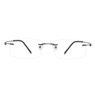 Metal Rectangle Eyeglasses