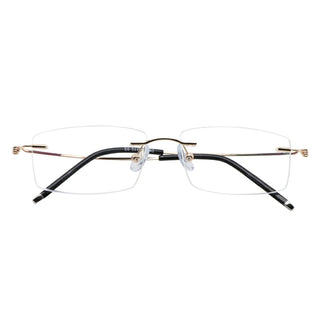 Metal Rectangle Eyeglasses