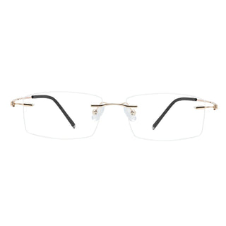 Metal Rectangle Eyeglasses