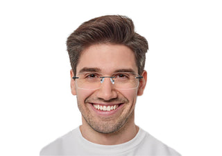 Frank Metal Rectangle Eyeglasses