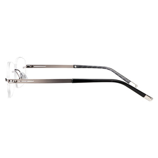 Hardy Metal Rectangle Rimless Eyeglasses - LifeArtVision