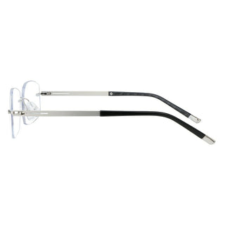 Metal Rectangle Rimless Eyeglasses