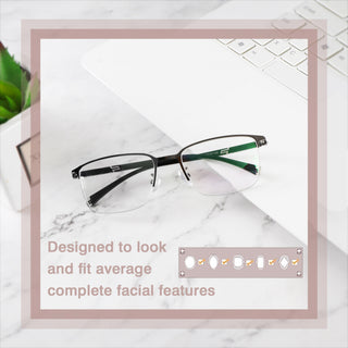 Edwin Metal Wayfarer Eyeglasses