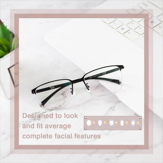 Edwin Metal Wayfarer Eyeglasses