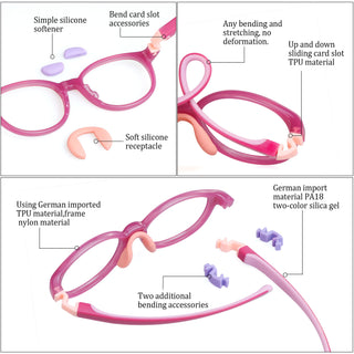 Elliott TR &Silica gel Round Kid's Eyeglasses