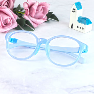 Elliott TR &Silica gel Round Kid's Eyeglasses