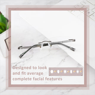 Eric Metal Rectangle Eyeglasses