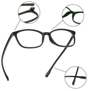 Evelyn Plastic Rectangle Eyeglasses