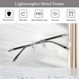 Ford Metal Rectangle Eyeglasses