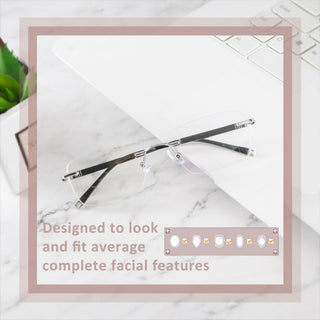 Ford Metal Rectangle Eyeglasses