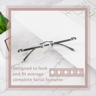 Ford Metal Rectangle Eyeglasses