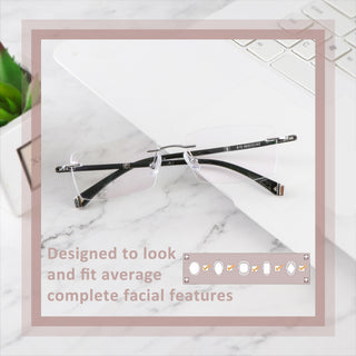 Franklin Metal Rectangle Eyeglasses