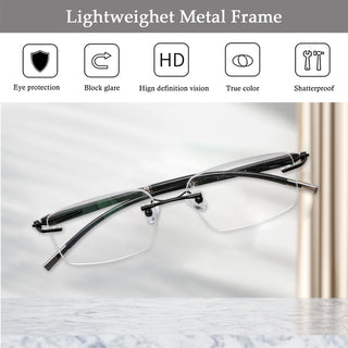 Fred Metal Rectangle Eyeglasses